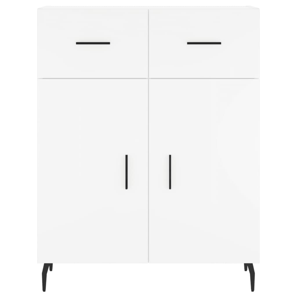 vidaXL Skříň highboard bílá 69,5 x 34 x 180 cm kompozitní dřevo