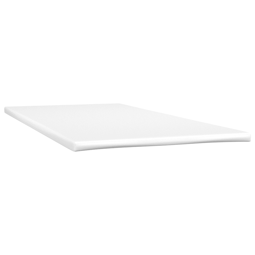 vidaXL Box spring postel s matrací a LED světle šedá 100x200 cm samet