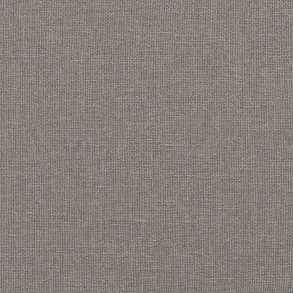 vidaXL Polohovací křeslo taupe textil