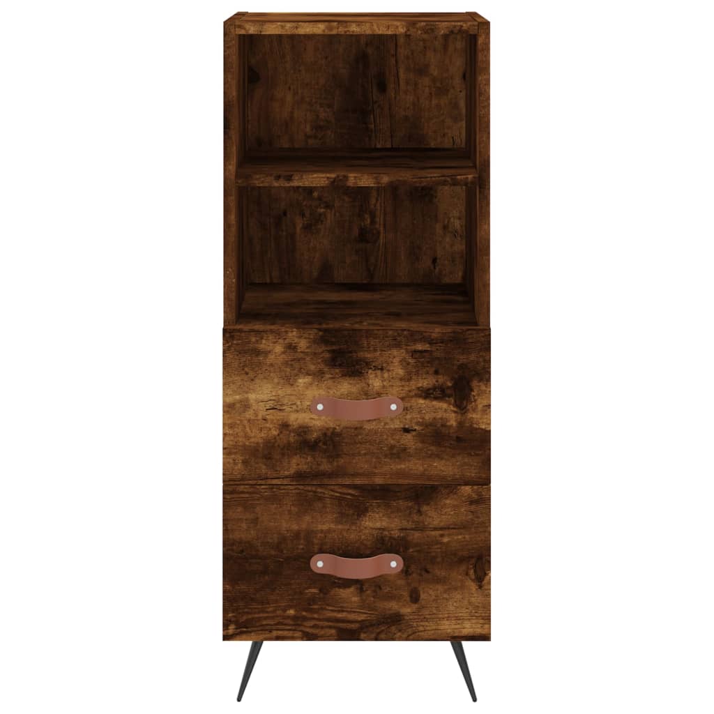 vidaXL Skříň highboard kouřový dub 34,5 x 34 x 180 cm kompozitní dřevo