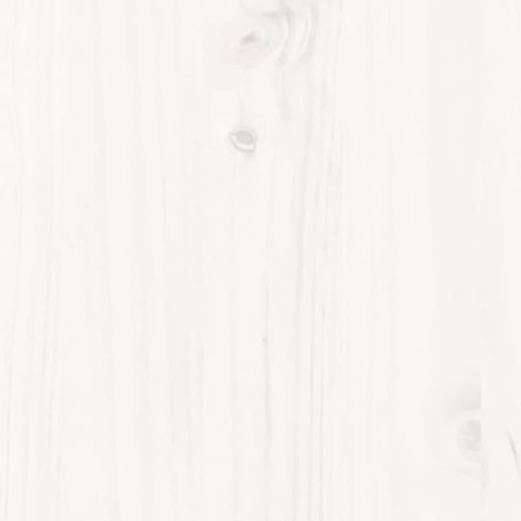 vidaXL Válenda bílá 75 x 190 cm masivní borové dřevo