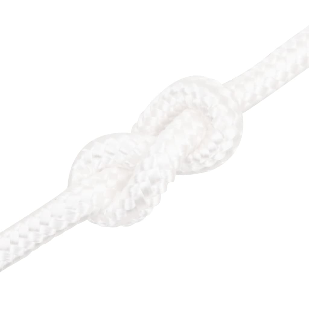 vidaXL Lodní lano celobílé 16 mm 25 m polypropylen