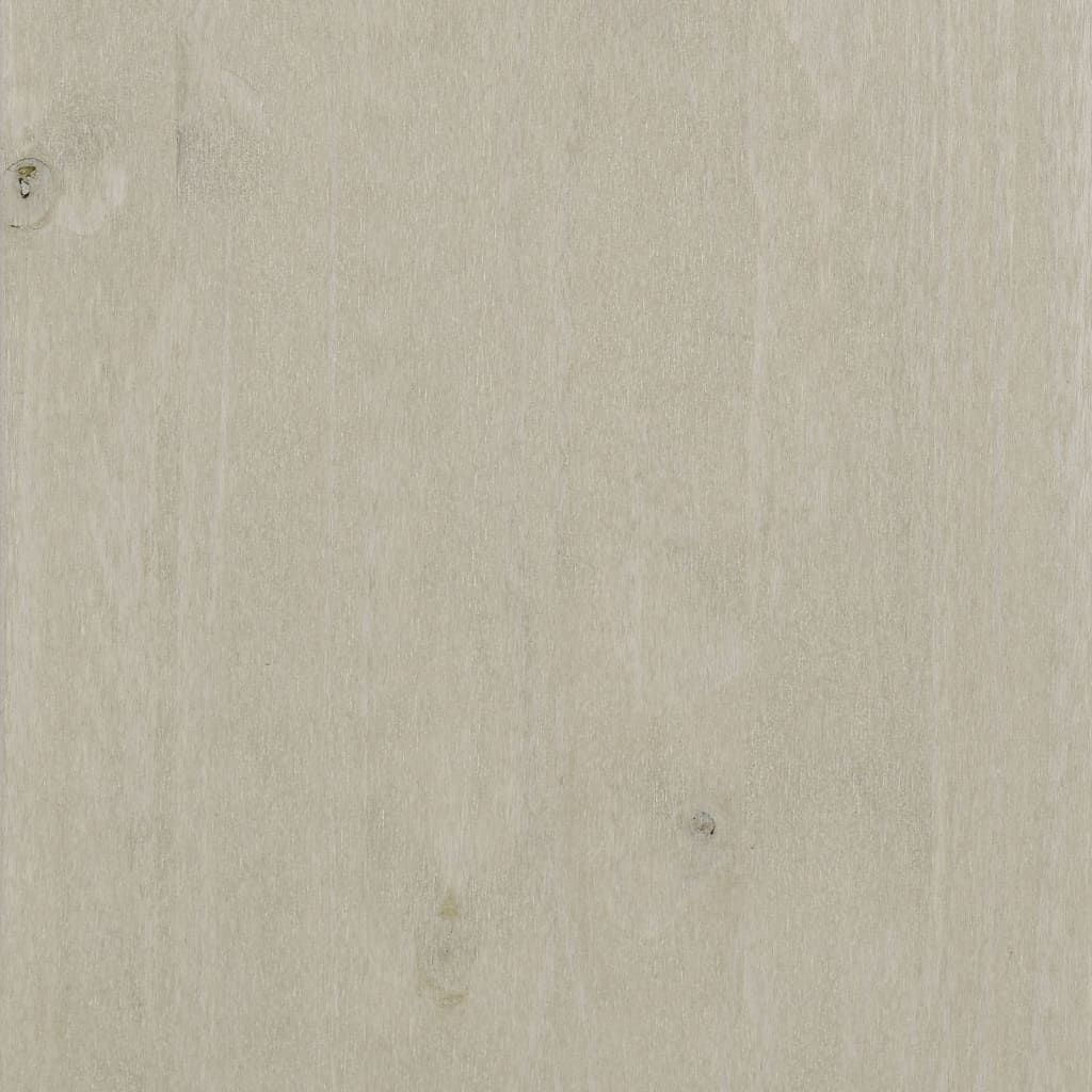 vidaXL Psací stůl HAMAR bílý 113 x 50 x 75 cm masivní borovice
