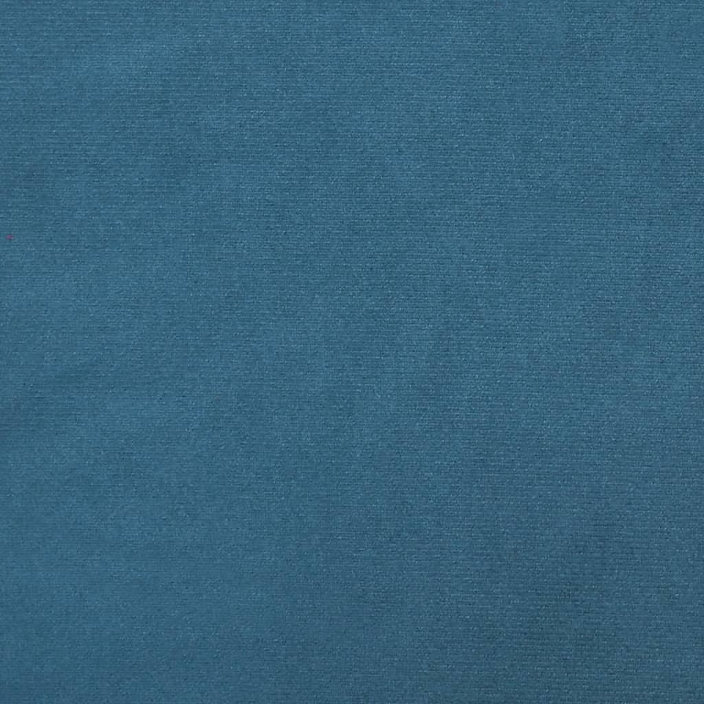 vidaXL 3místná pohovka modrá 180 cm samet