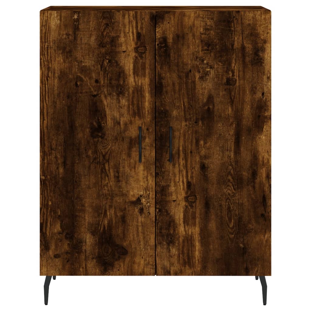 vidaXL Skříň highboard kouřový dub 69,5 x 34 x 180 cm kompozitní dřevo