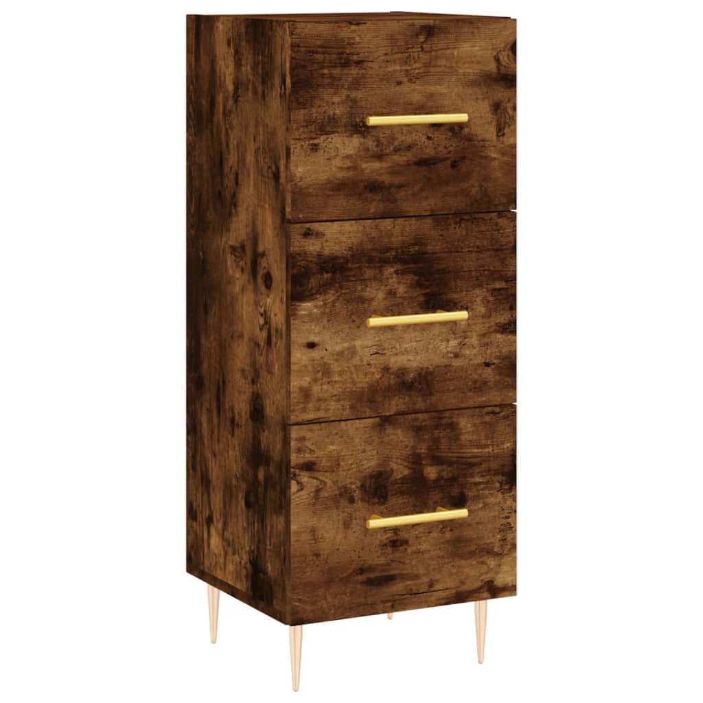 vidaXL Skříň highboard kouřový dub 34,5 x 34 x 180 cm kompozitní dřevo