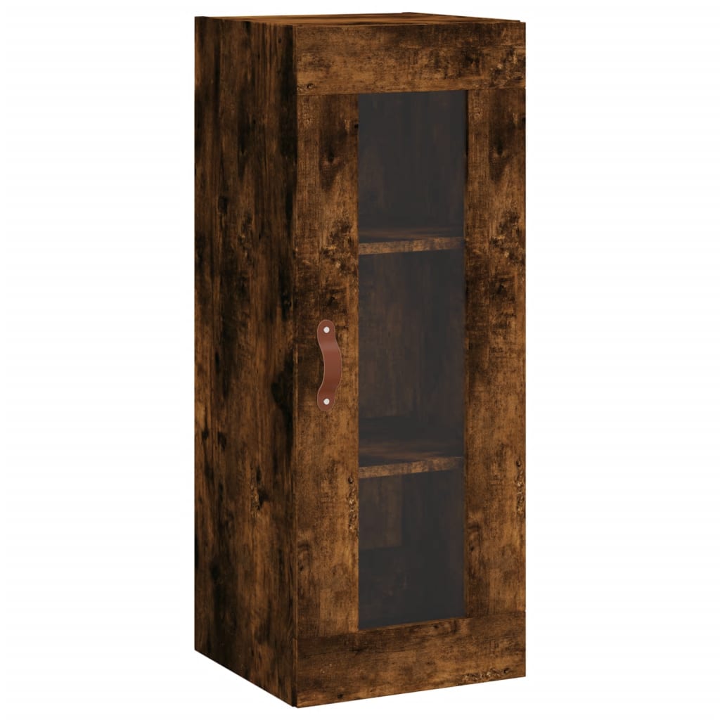 vidaXL Skříň highboard kouřový dub 34,5 x 34 x 180 cm kompozitní dřevo