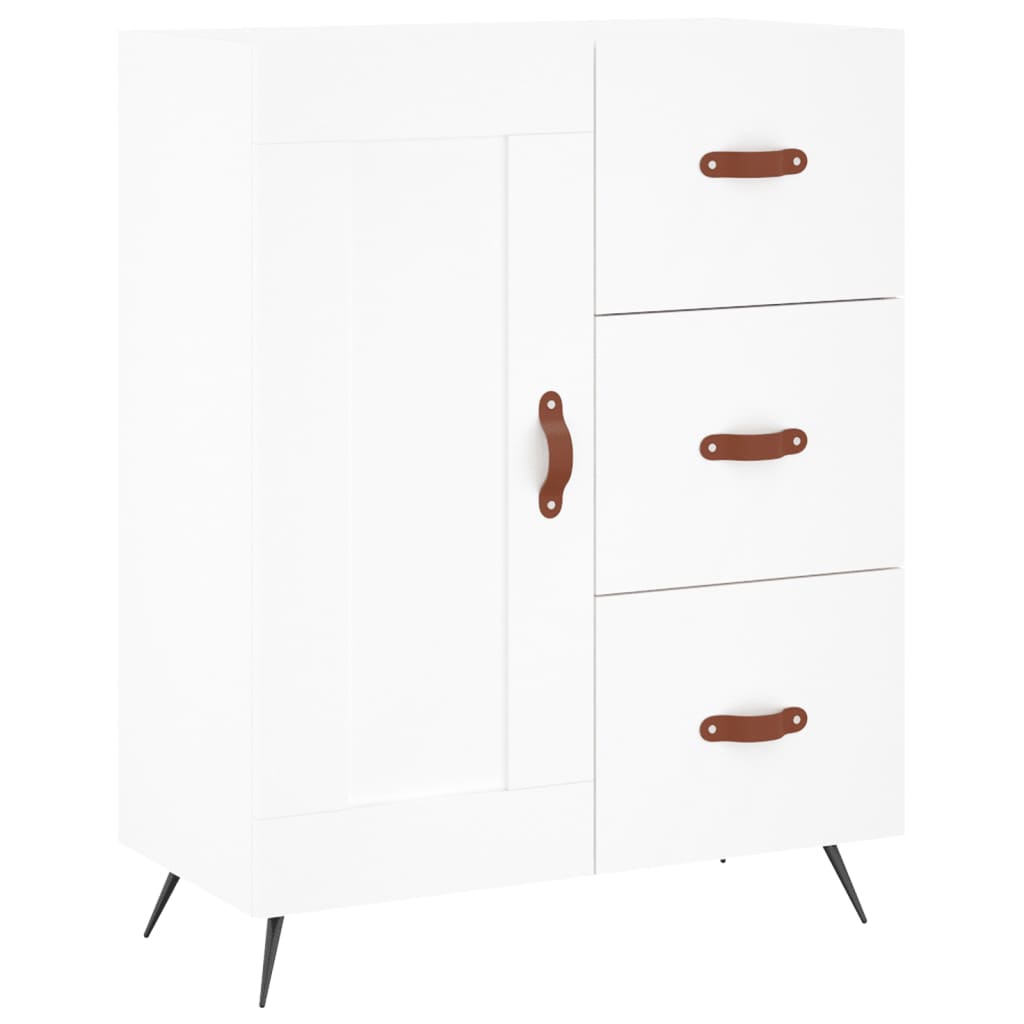 vidaXL Skříň highboard bílá 69,5 x 34 x 180 cm kompozitní dřevo