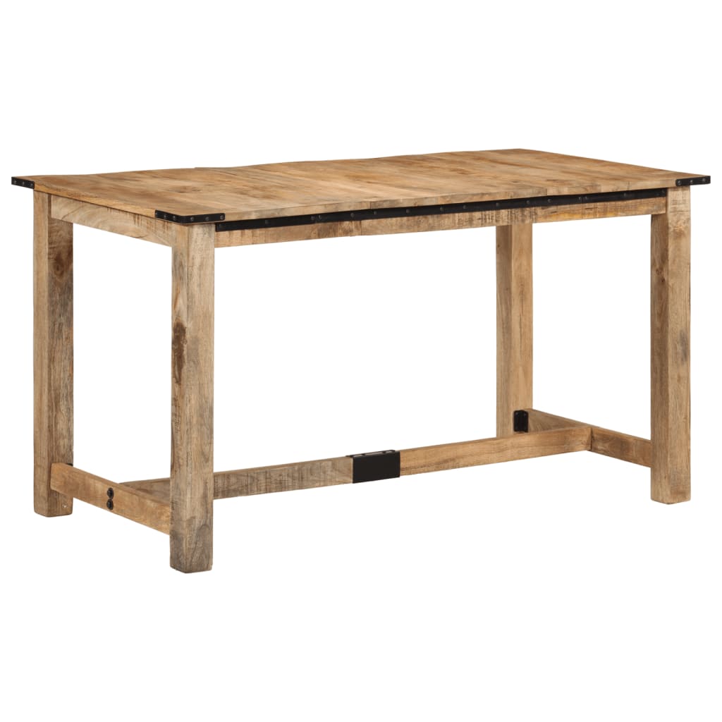vidaXL Jídelní stůl 140 x 70 x 75 cm masivní mangovníkové dřevo