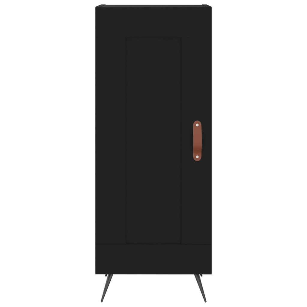 vidaXL Skříň highboard černá 34,5 x 34 x 180 cm kompozitní dřevo