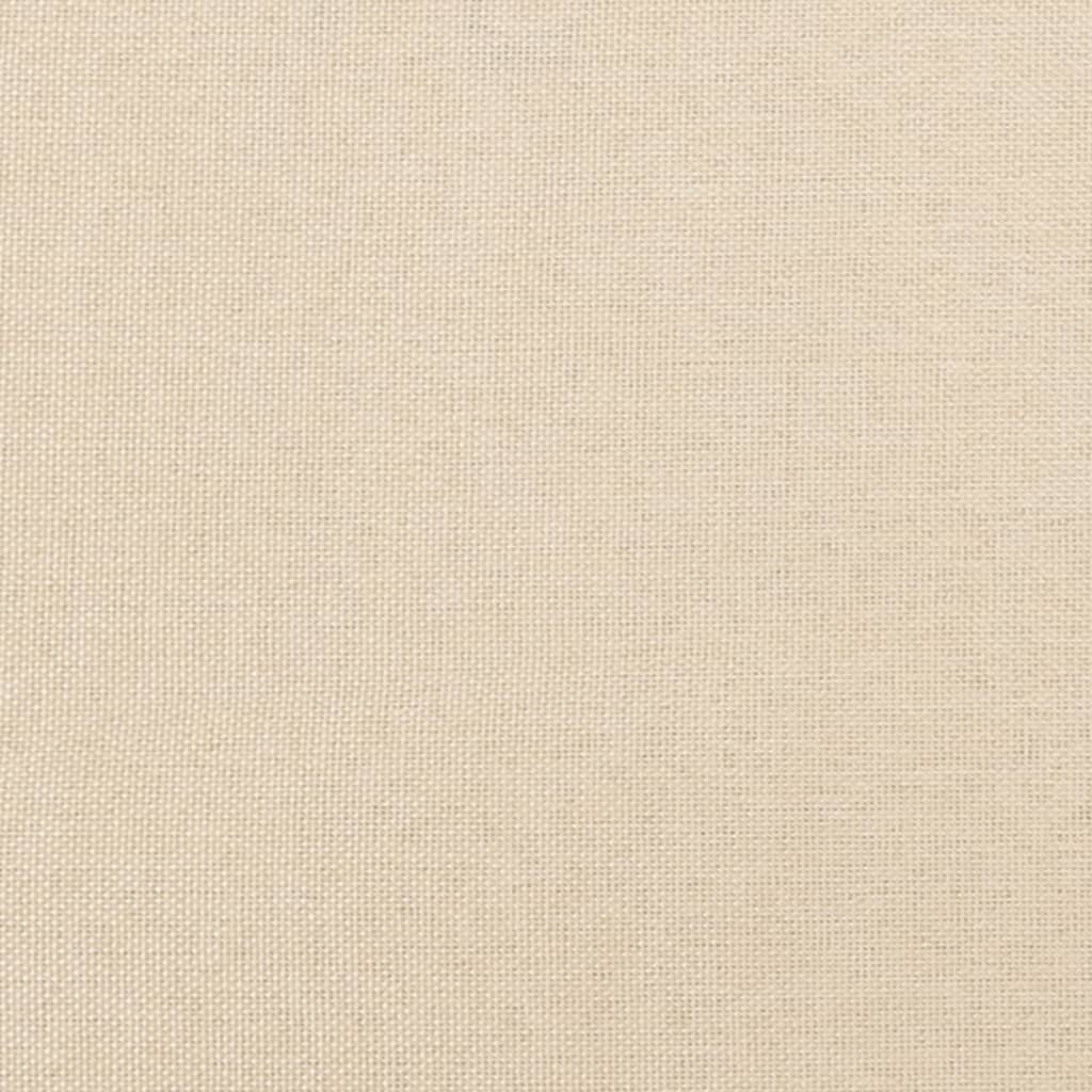 vidaXL Taštičková matrace krémová 160 x 200 x 20 cm textil