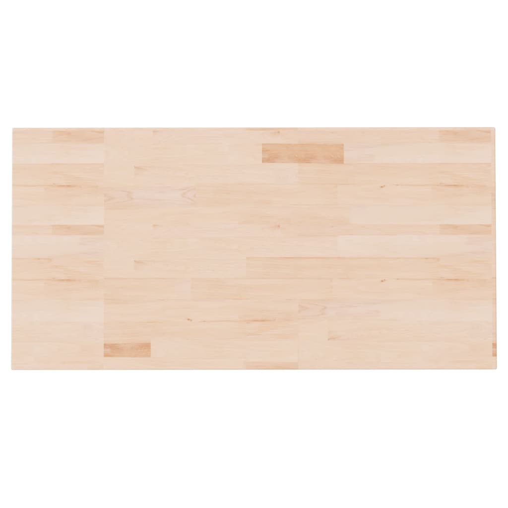 vidaXL Koupelnová deska 100 x 50 x 1,5 cm neošetřené masivní dřevo