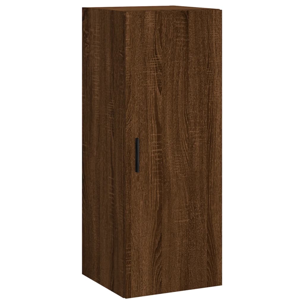 vidaXL Skříň highboard hnědý dub 34,5 x 34 x 180 cm kompozitní dřevo