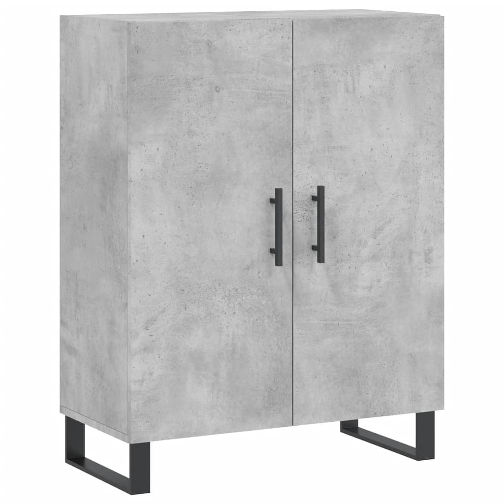 vidaXL Skříň highboard betonově šedá 69,5x34x180 cm kompozitní dřevo