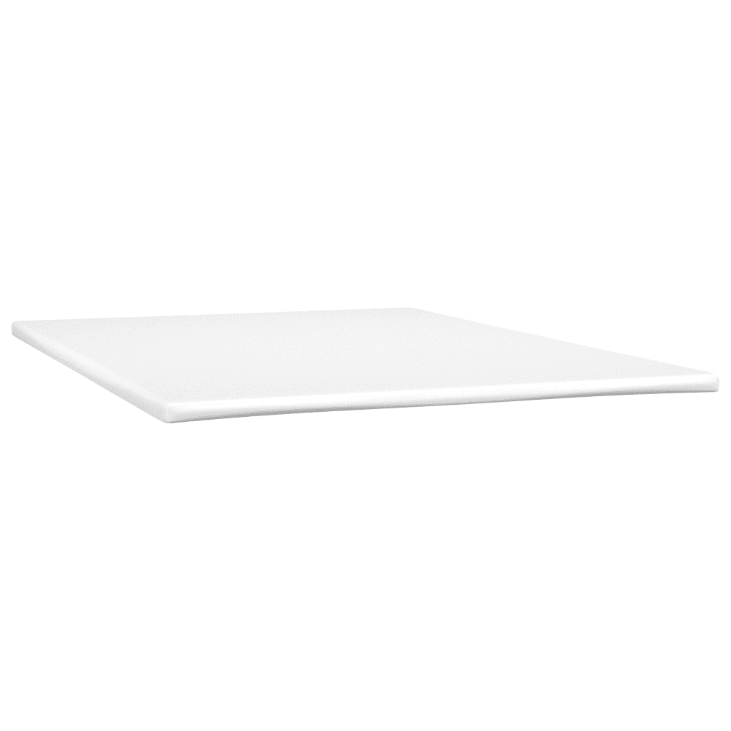 vidaXL Box spring postel s matrací a LED černá 160x200 cm samet