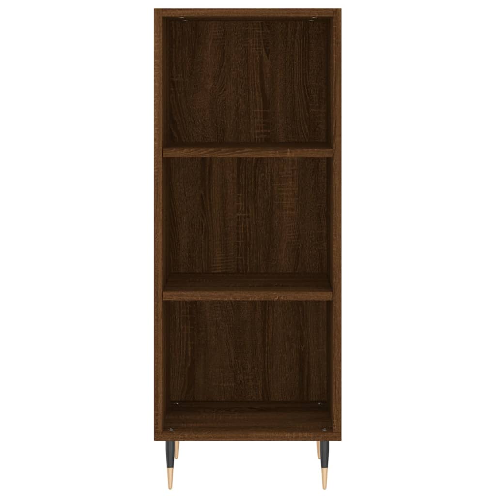 vidaXL Skříň highboard hnědý dub 34,5 x 34 x 180 cm kompozitní dřevo