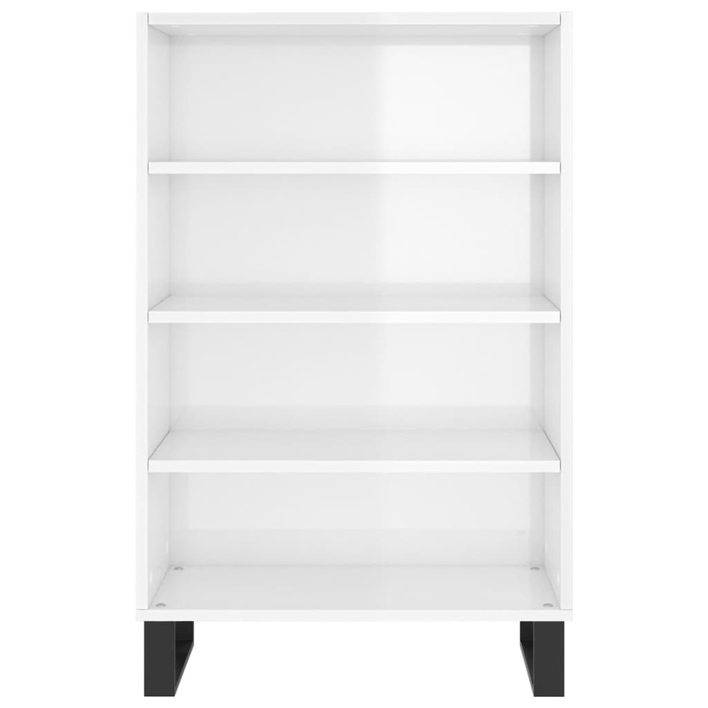 vidaXL Skříň highboard bílá s vysokým leskem 57 x 35 x 90 cm kompozit