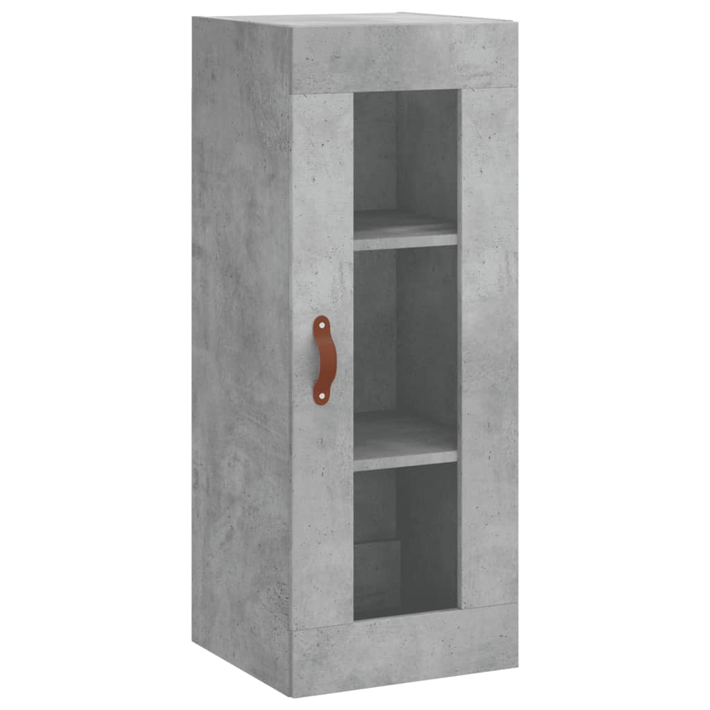 vidaXL Skříň highboard betonově šedá 34,5x34x180 cm kompozitní dřevo