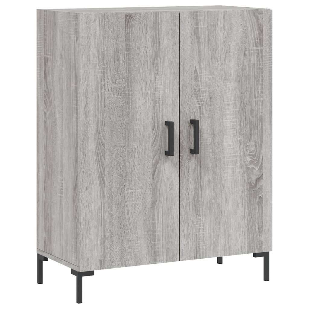 vidaXL Skříň highboard šedá sonoma 69,5 x 34 x 180 cm kompozitní dřevo