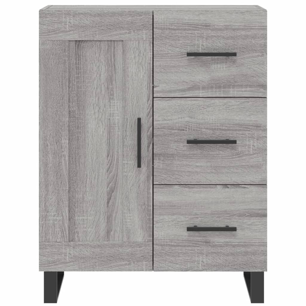 vidaXL Skříň highboard šedá sonoma 69,5 x 34 x 180 cm kompozitní dřevo