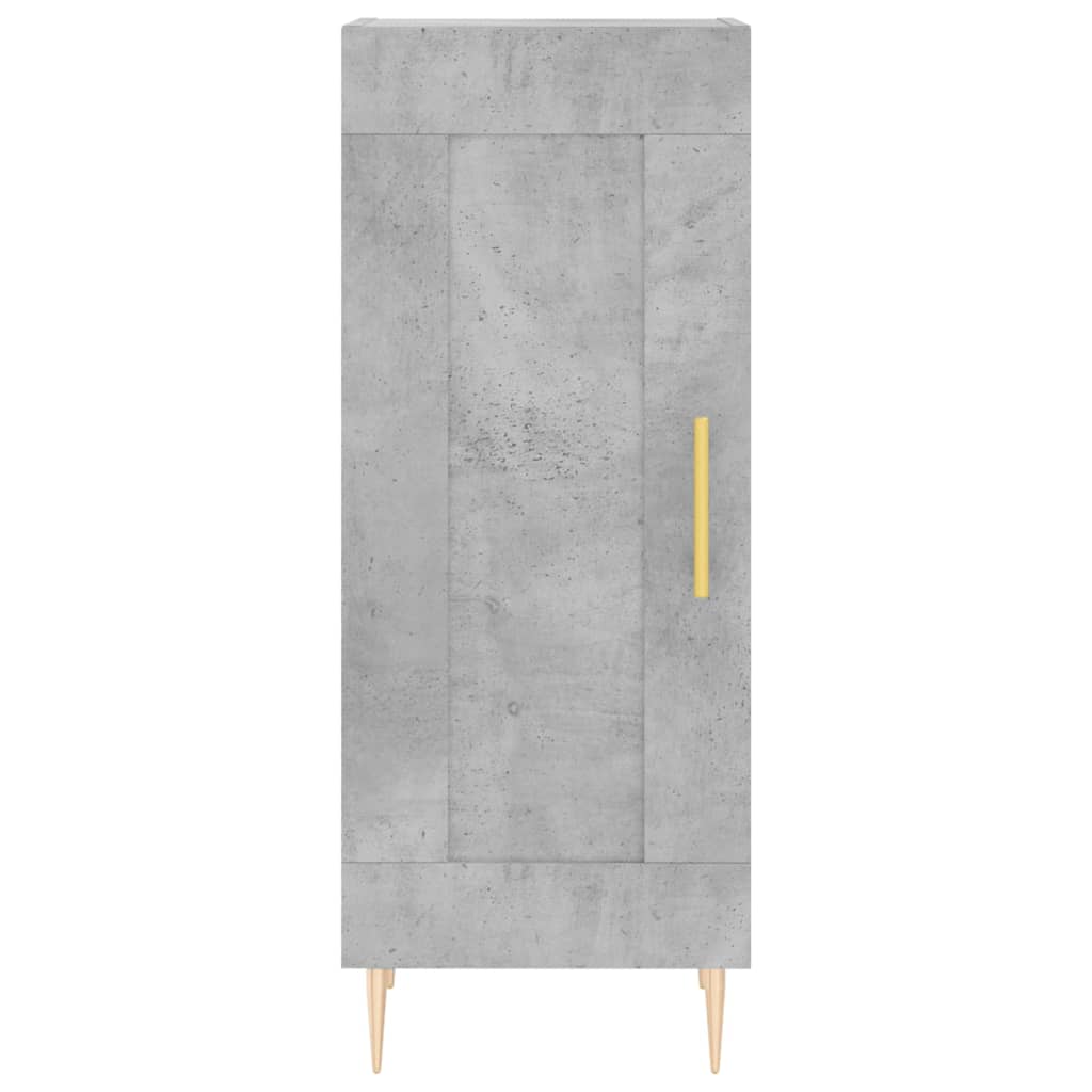 vidaXL Skříň highboard betonově šedá 34,5x34x180 cm kompozitní dřevo