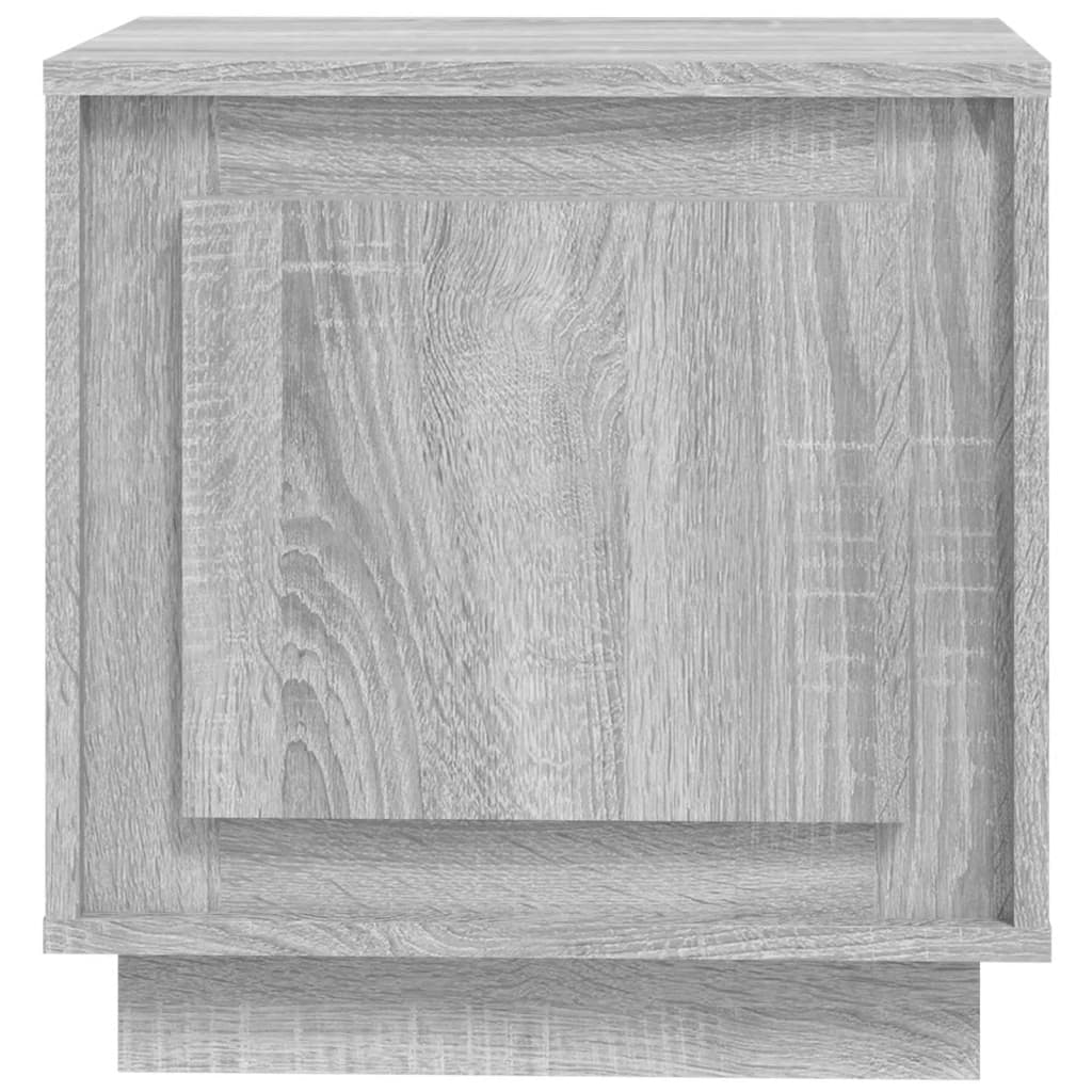 vidaXL Noční stolek šedý sonoma 44 x 35 x 45 cm kompozitní dřevo