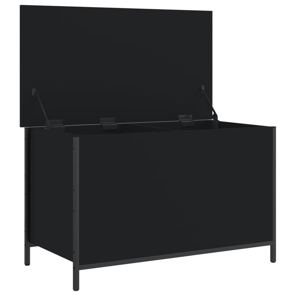 vidaXL Úložná lavice černá 80 x 42,5 x 50 cm kompozitní dřevo