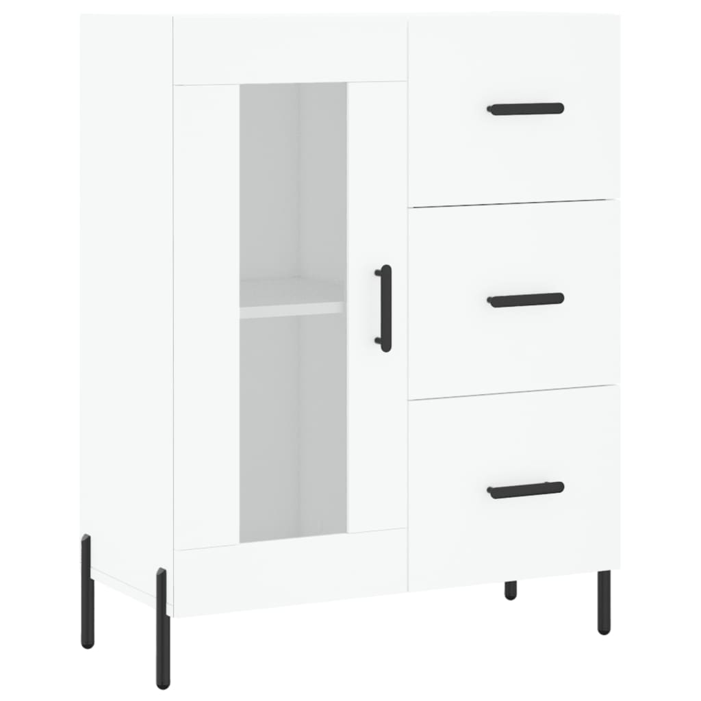 vidaXL Skříň highboard bílá 69,5 x 34 x 180 cm kompozitní dřevo