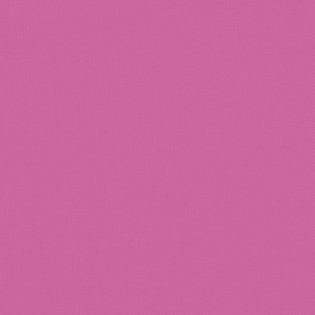 vidaXL Kulatý sedák růžový Ø 60 x 11 cm oxfordská tkanina