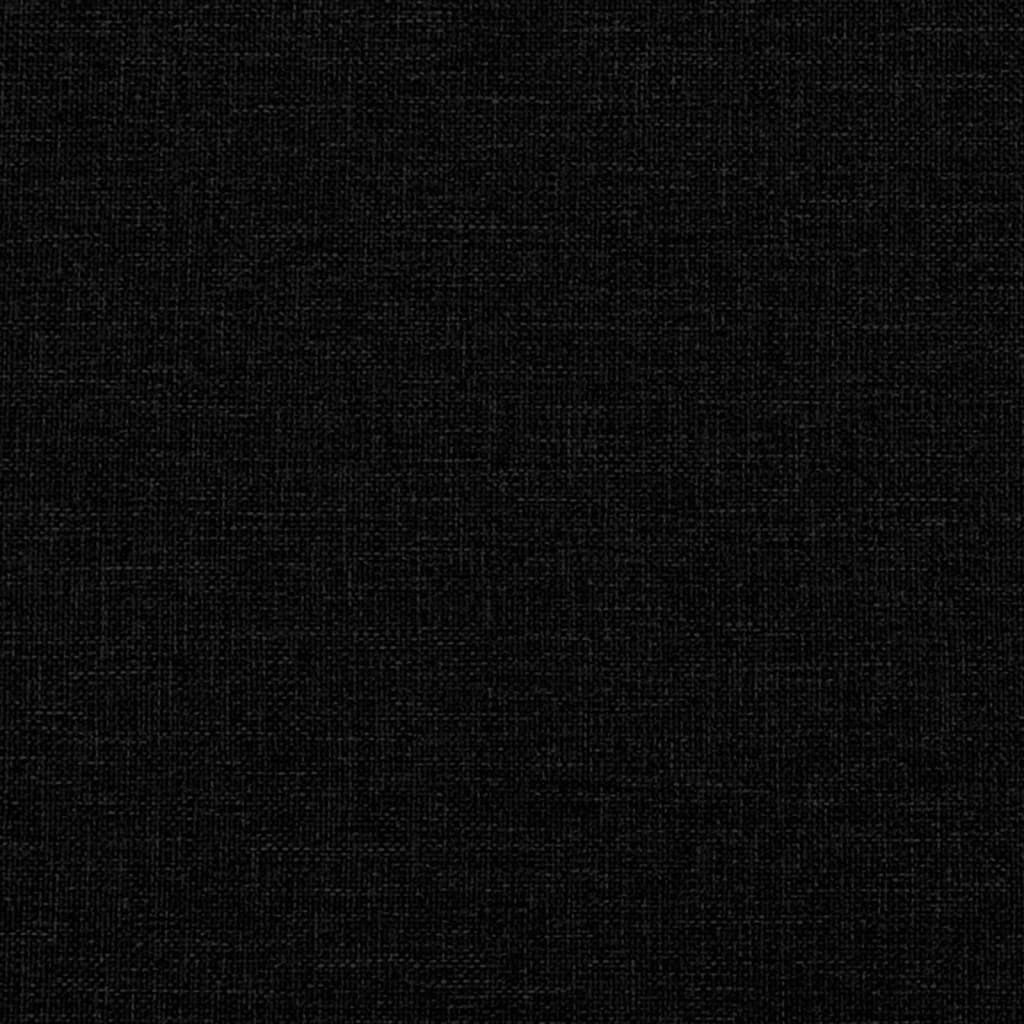 vidaXL Elektrické zvedací polohovací křeslo černé textil
