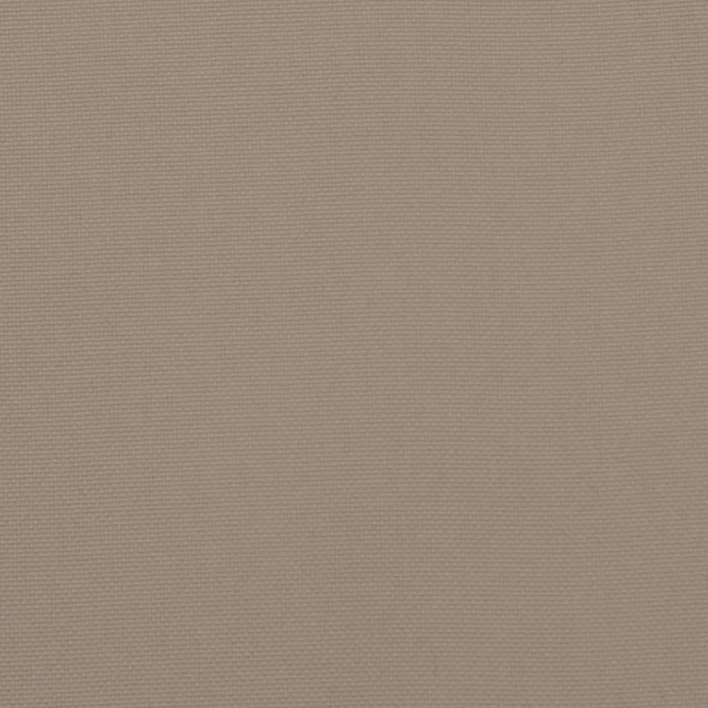 vidaXL Poduška na palety taupe 70 x 40 x 12 cm textil