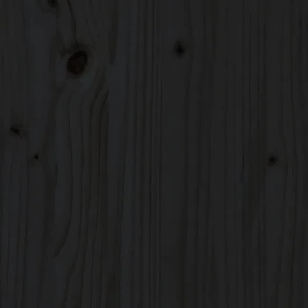 vidaXL Stojan na monitor černý 50 x 24 x 16 cm masivní borové dřevo
