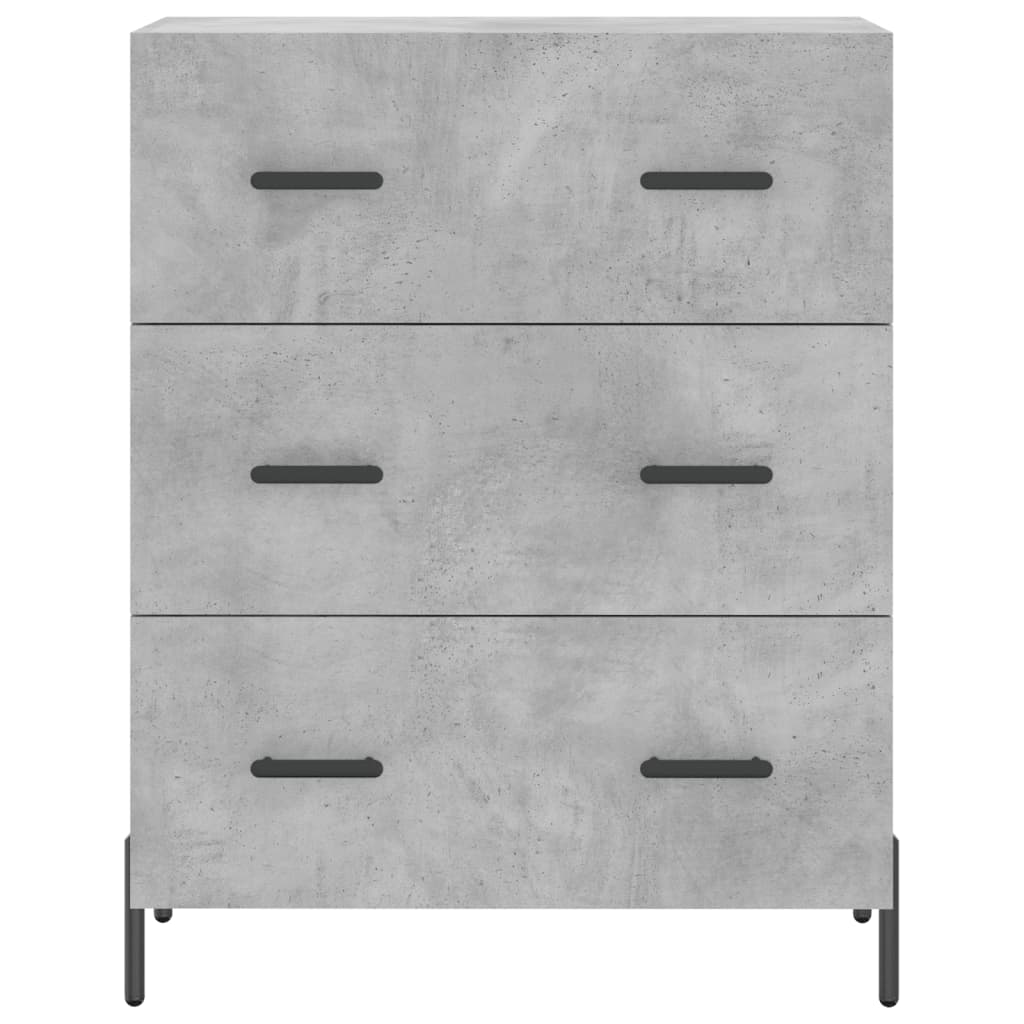 vidaXL Skříň highboard betonově šedá 69,5x34x180 cm kompozitní dřevo