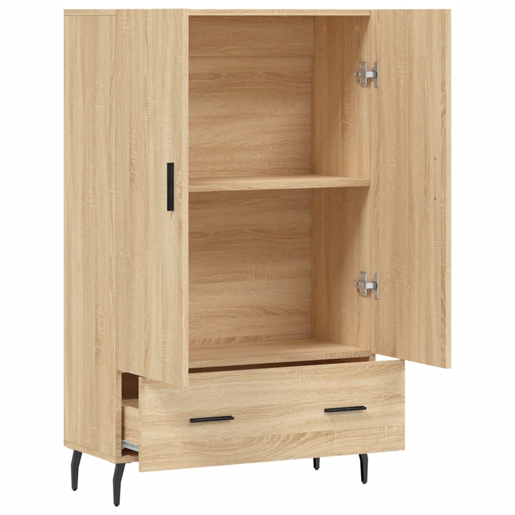 vidaXL Skříň highboard dub sonoma 69,5 x 31 x 115 cm kompozitní dřevo