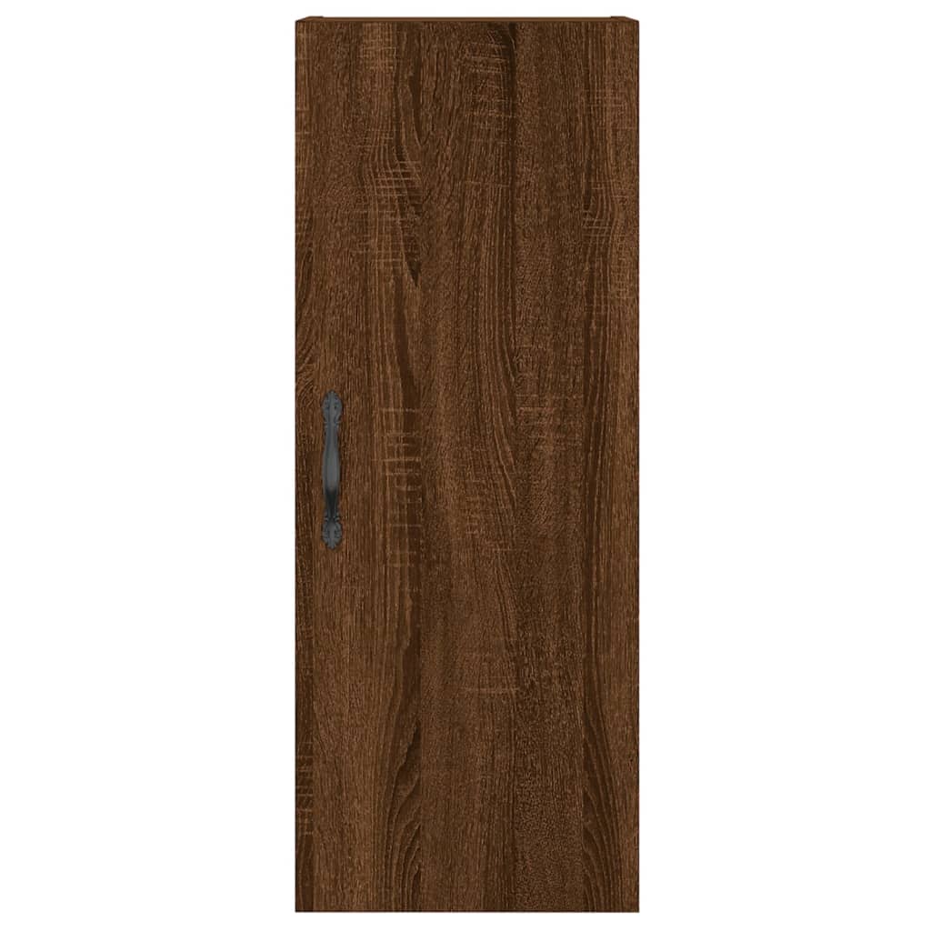 vidaXL Skříň highboard hnědý dub 34,5 x 34 x 180 cm kompozitní dřevo