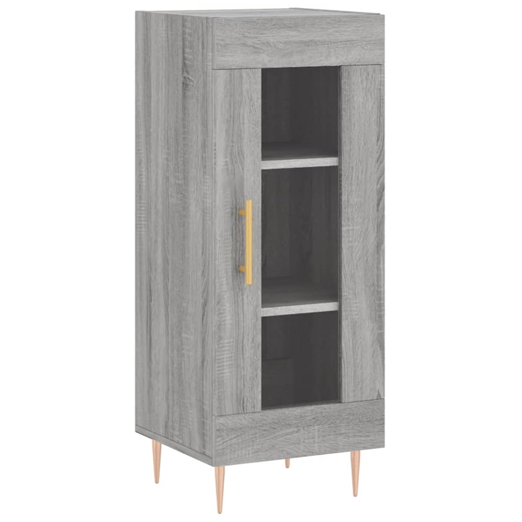 vidaXL Skříň highboard šedá sonoma 34,5 x 34 x 180 cm kompozitní dřevo