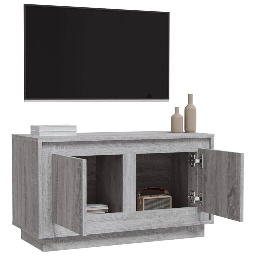 vidaXL TV skříňka šedá sonoma 80 x 35 x 45 cm kompozitní dřevo