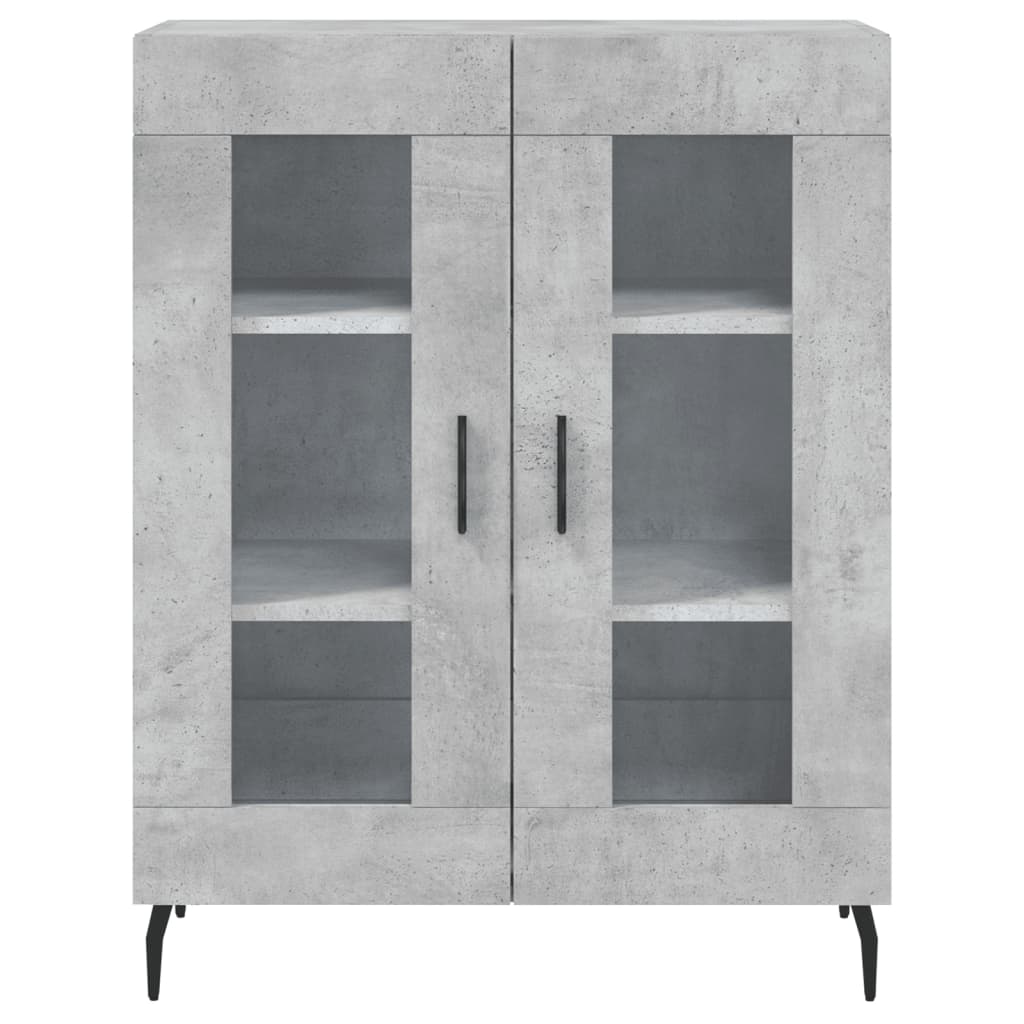 vidaXL Skříň highboard betonově šedá 69,5x34x180 cm kompozitní dřevo