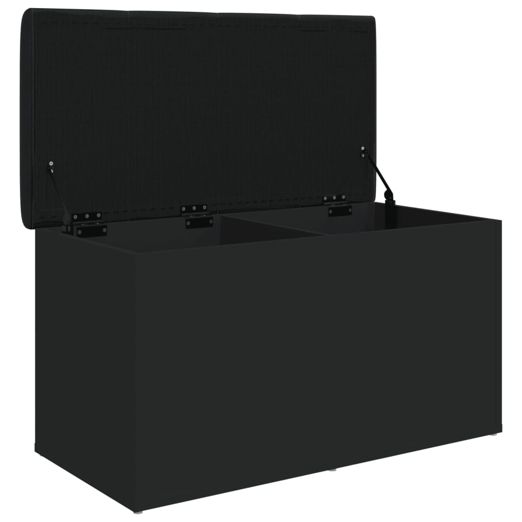 vidaXL Úložná lavice černá 82 x 42 x 45 cm kompozitní dřevo