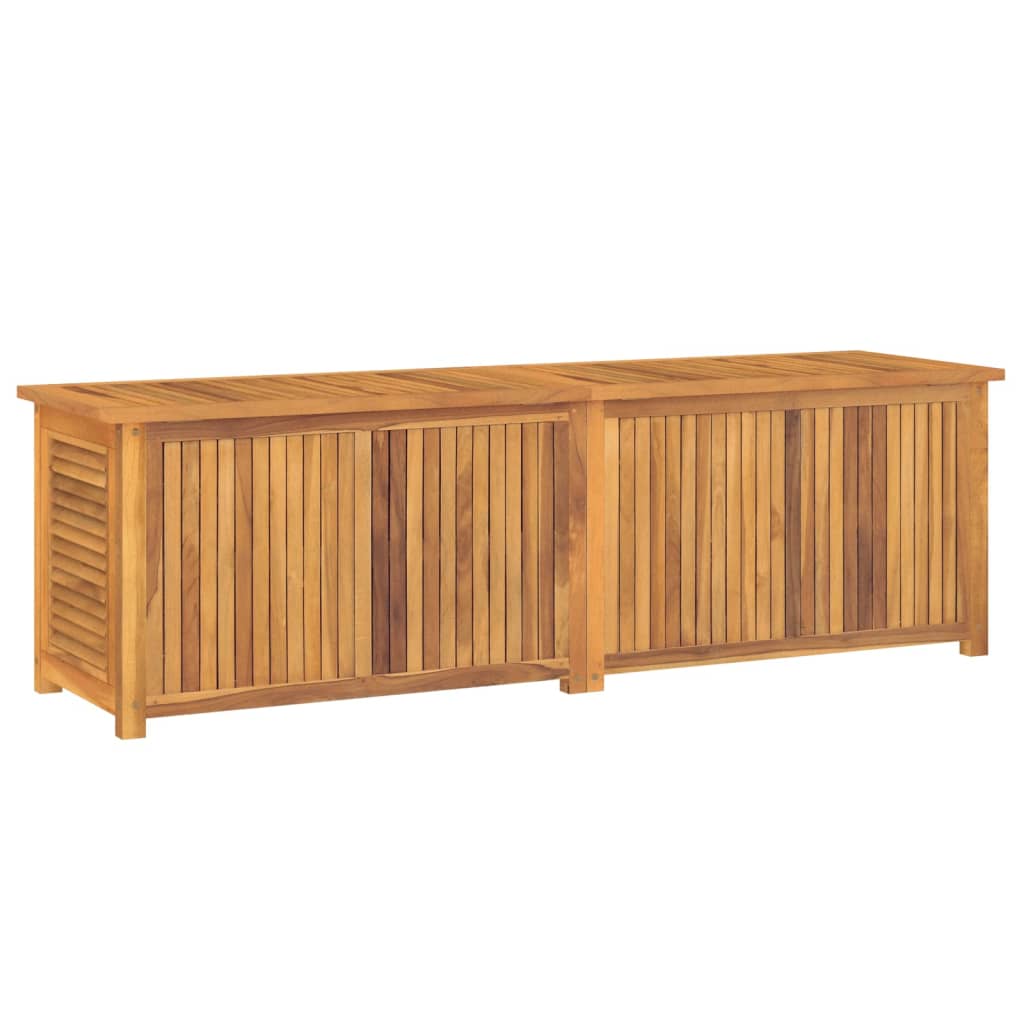 vidaXL Zahradní úložný box s vložkou 175 x 50 x 53 cm masivní teak