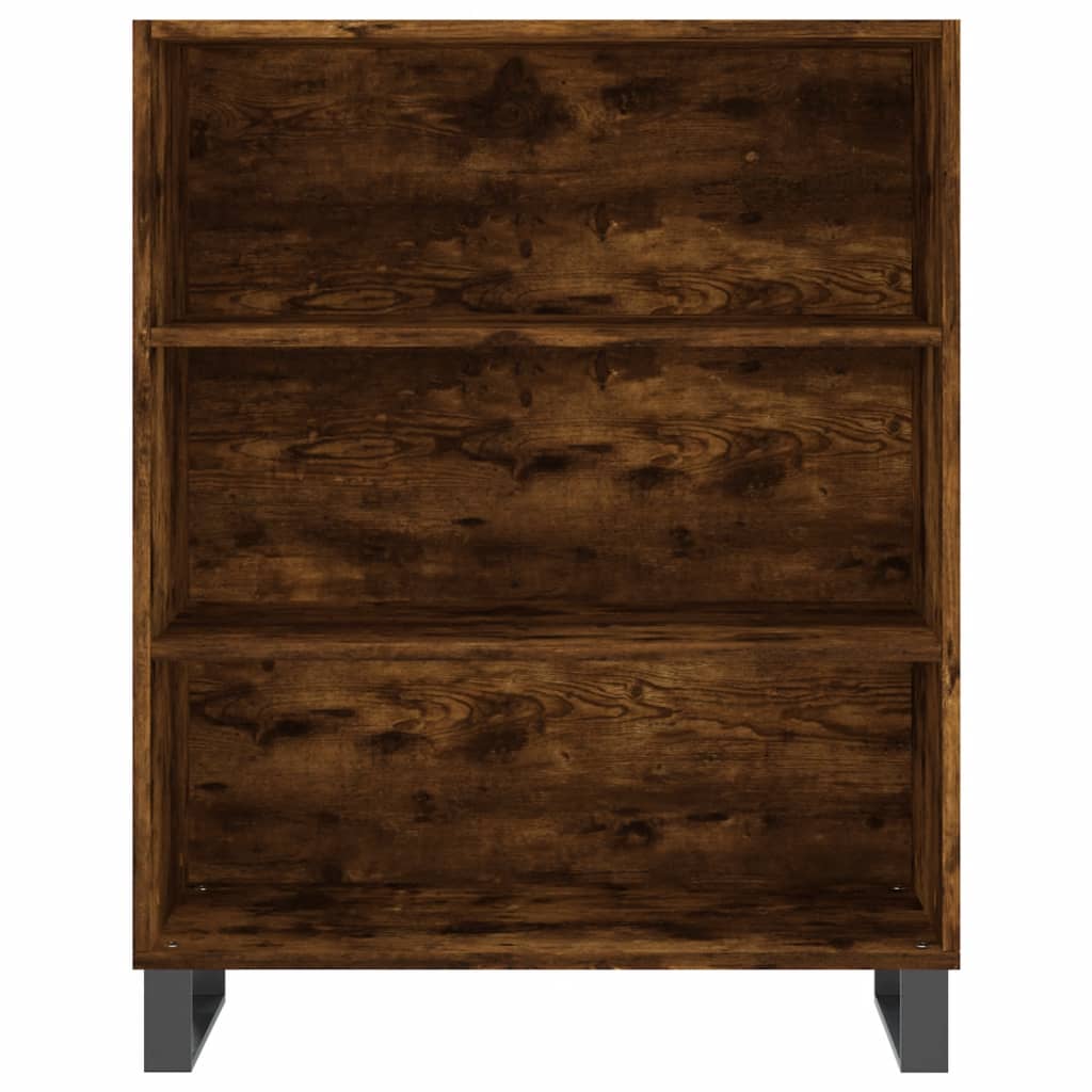 vidaXL Skříň highboard kouřový dub 69,5 x 34 x 180 cm kompozitní dřevo