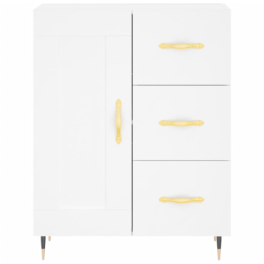 vidaXL Skříň highboard bílá 69,5 x 34 x 180 cm kompozitní dřevo