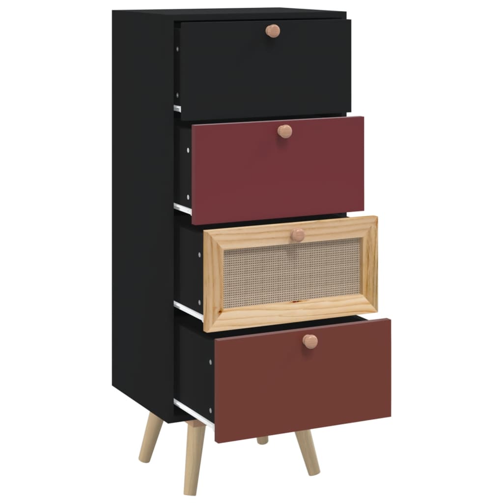 vidaXL Skříň highboard se zásuvkami 40 x 30 x 95 cm kompozitní dřevo