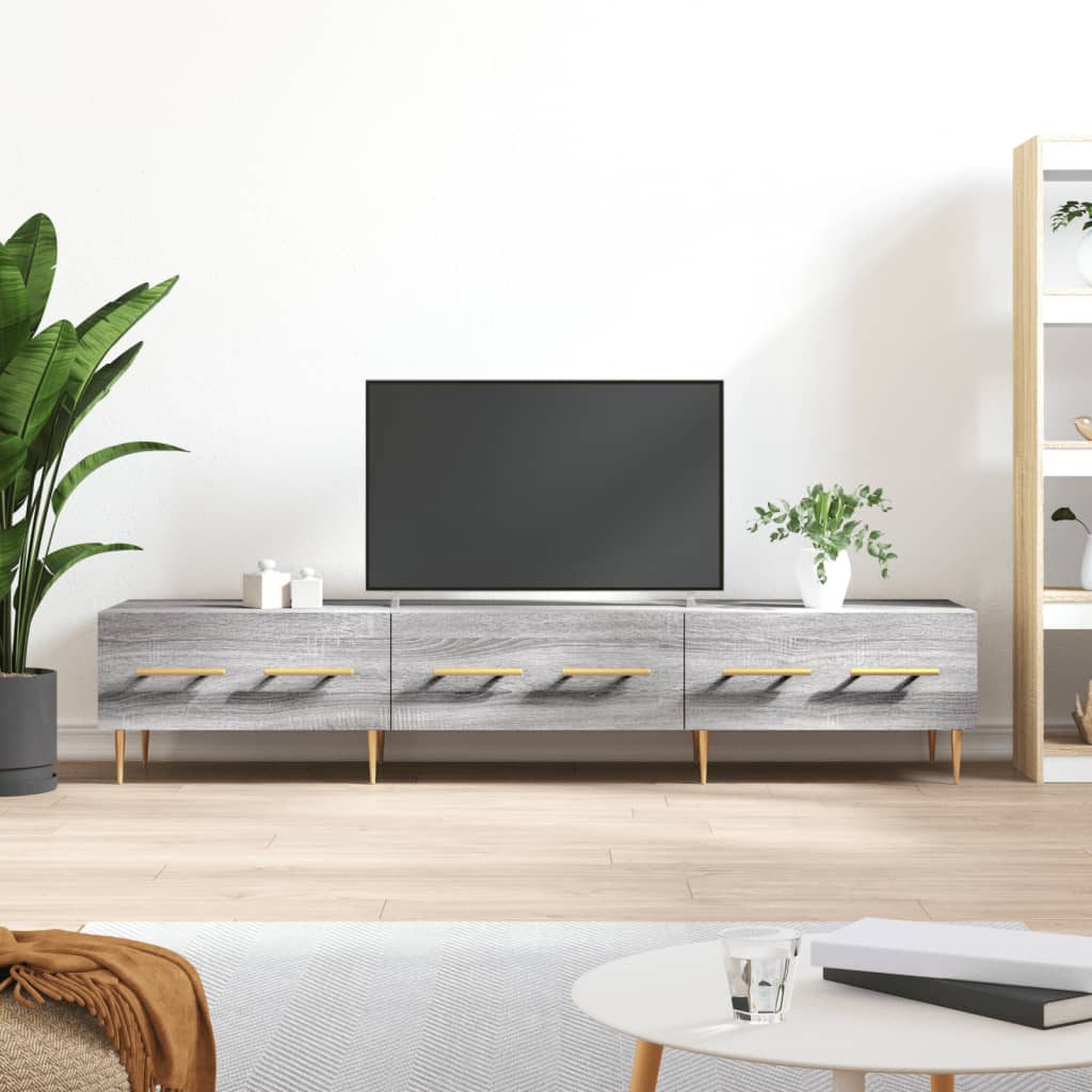 vidaXL TV skříňka šedá sonoma 150 x 36 x 30 cm kompozitní dřevo