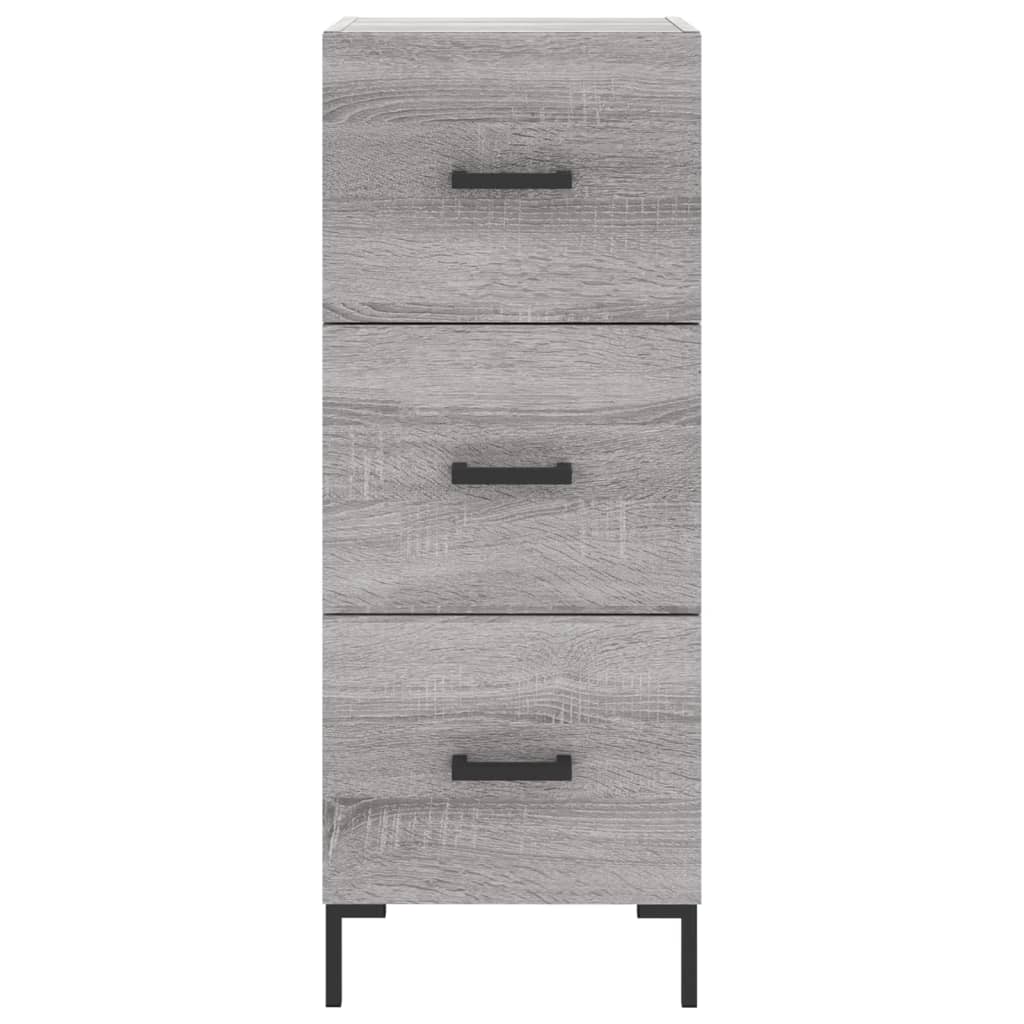 vidaXL Skříň highboard šedá sonoma 34,5 x 34 x 180 cm kompozitní dřevo