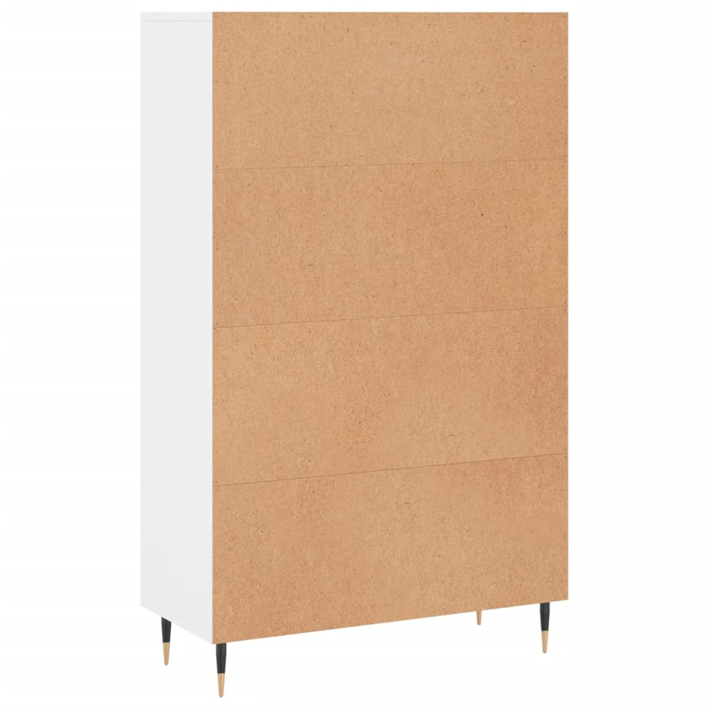 vidaXL Skříň highboard bílá 69,5 x 31 x 115 cm kompozitní dřevo