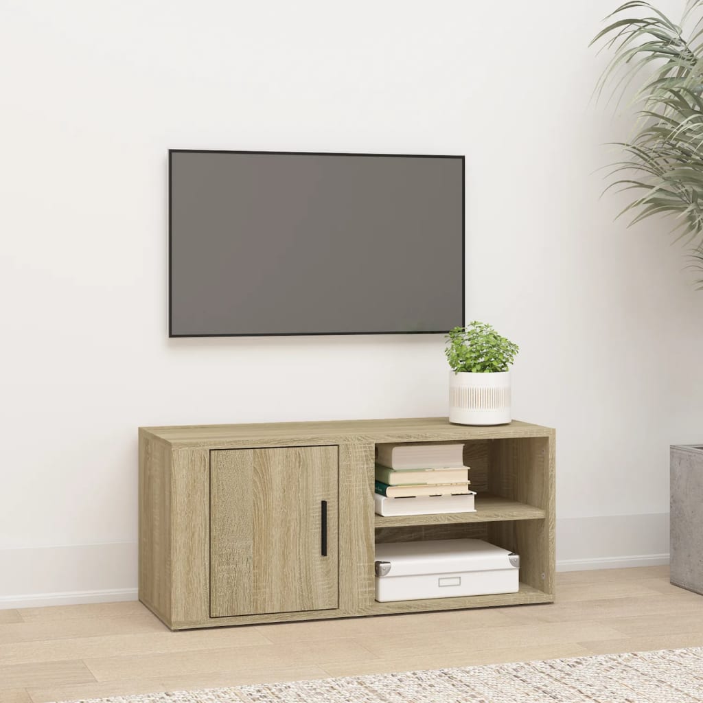 vidaXL TV skříňka dub sonoma 80 x 31,5 x 36 cm kompozitní dřevo