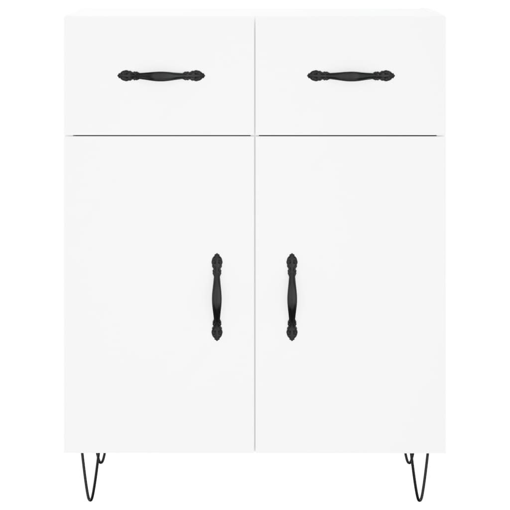 vidaXL Skříň highboard bílá 69,5 x 34 x 180 cm kompozitní dřevo