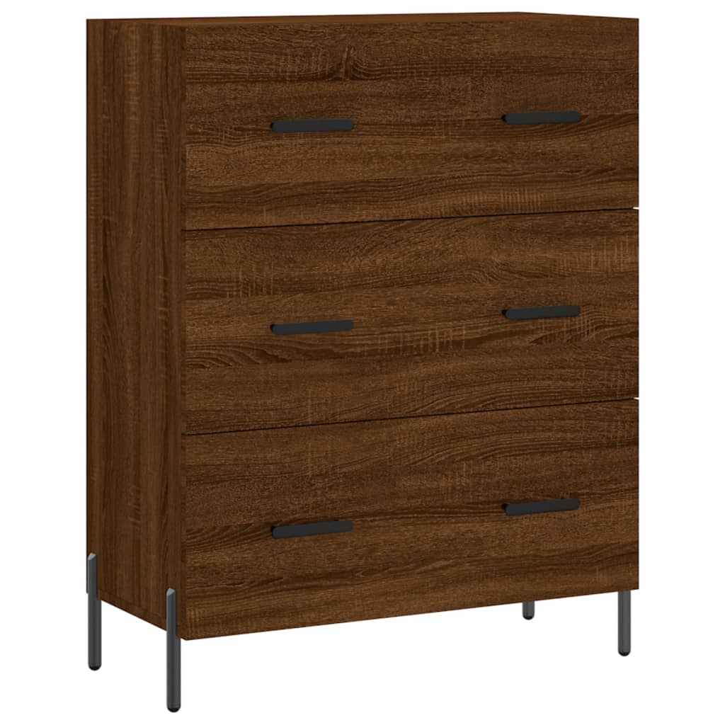 vidaXL Skříň highboard hnědý dub 69,5 x 34 x 180 cm kompozitní dřevo