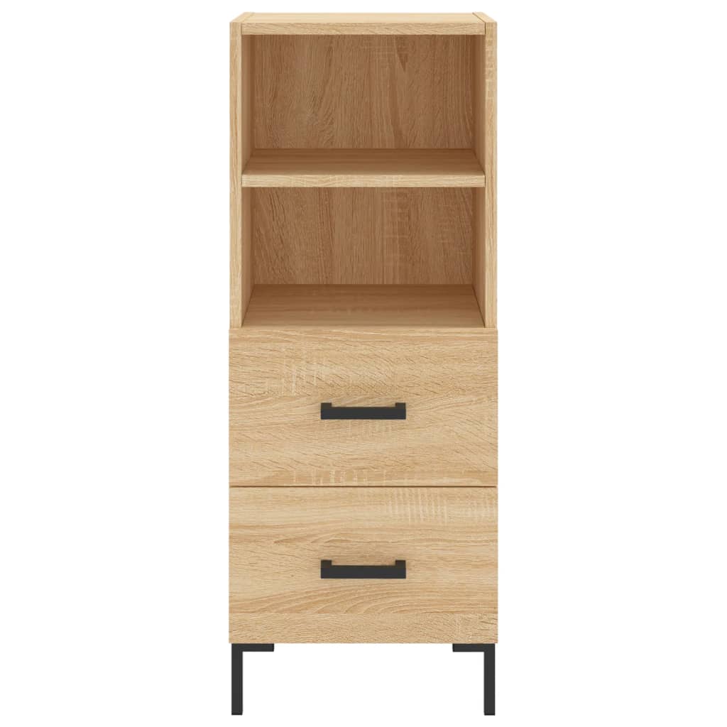 vidaXL Skříň highboard dub sonoma 34,5 x 34 x 180 cm kompozitní dřevo